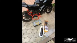 Выхлоп на мото с AliExpress kawasaki ninja 250 (exhaust)