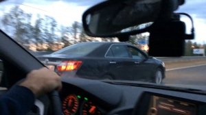 BMW 120d (F20) vs Toyota Camry 3.5 V6 ускорение с 40кмч