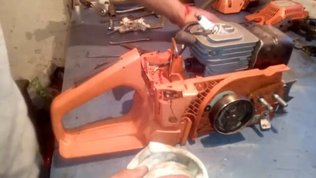 Ремот бензопилы Husqvarna 137 Часть #2 смотреть онлайн