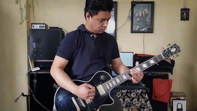 Metallica ' One ' Intro + Outro Full Guitar Solo Cover ' Kirk Hammett ' ' James Hetfield ' смотреть онлайн