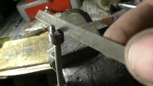 Изготовление ключа к винтовому замку без токарного станка