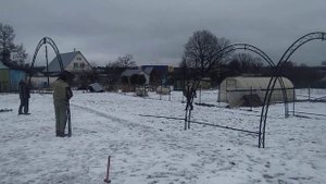 Арочный ангар склад своими руками. АРОЧНАЯ ПРОМЫШЛЕННАЯ ТЕПЛИЦА.