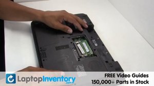 Toshiba Satellite C650 L675 RAM Memory Replacement Guide Installation Upgrade -- L670 C655