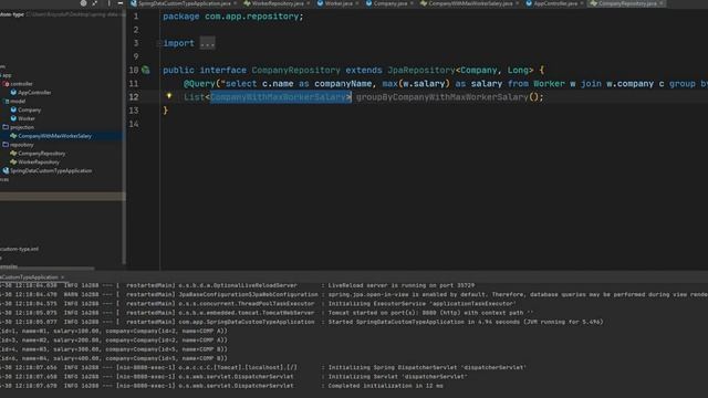 Spring - 4 - Spring Data JPA - Projekcje смотреть онлайн