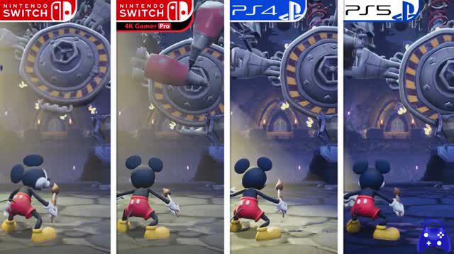 Epic Mickey: Rebrushed | PS4 - PS5 - Switch + 4K Gamer Pro | Сравнение графики и ФПС