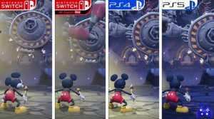 Epic Mickey: Rebrushed | PS4 - PS5 - Switch + 4K Gamer Pro | Сравнение графики и ФПС