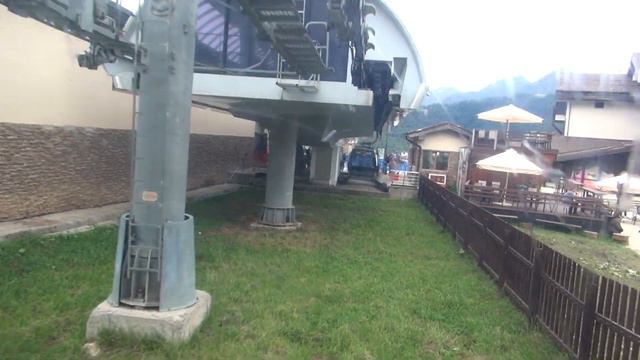 Чёрное море. Роза Хутор. Высота 1350 и 1170 метров. Горная Олимпийская деревня (24.09.2019)