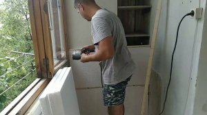 Самая быстрая отделка балкона панелями МДФ своими руками. Quick finishing of the balcony