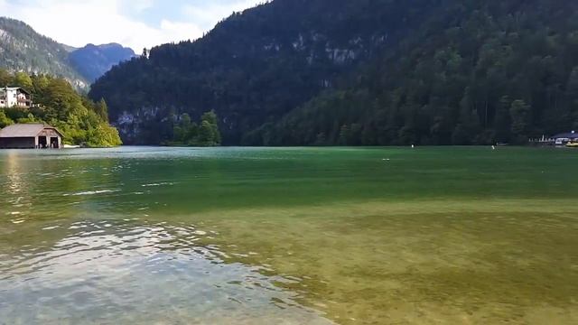 Lake Konigssee berchtesgaden National park. смотреть онлайн