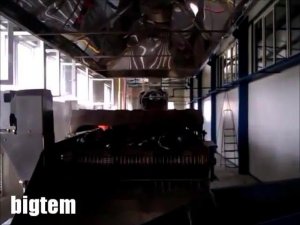 Линия очистки перца огнем