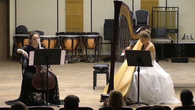 Franz Liszt: Liebestraum Dreams of Love - Varvara Medvedeva cello and Diana Sedova harp. Clip