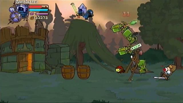 Castle Crashers Insane Mode - Marsh [No Potions] смотреть онлайн