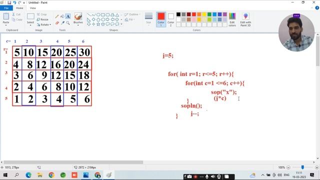 Multiplication Table || Table Print in java || Reverse Table ||CodingWithved || Coding ved || JAVA
