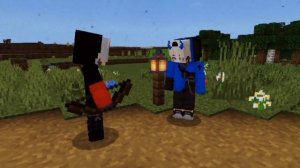 Сказка про Алого и Синего демона Minecraft