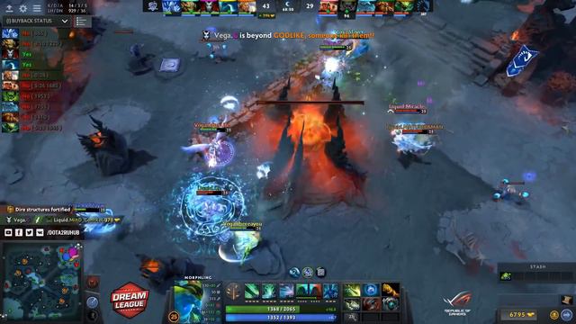 НЕРЕАЛЬНЫЙ ДЕФ ГОЛОГО ТРОНА И МЕГА - КРИПОВ | VEGA SQUADRON vs LIQUID смотреть онлайн