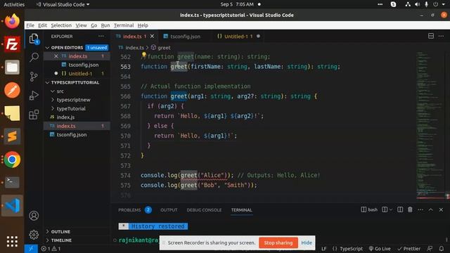 Typescript Tutorial #46  Function Overloads TypeScript