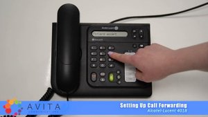 How to Set Up Call Forwarding - Alcatel-Lucent 4018