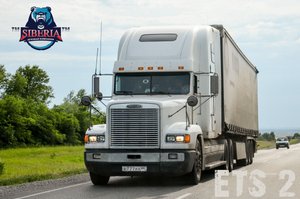 #Djespol #Euro Truck Simulator 2 Едем на Freightliner FLD прям в ETS2