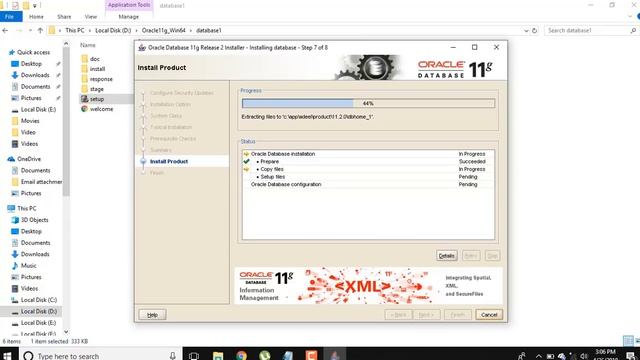 How to install Oracle 11g Database