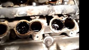 Mazda MPV эксплуатация и ремонт. Результат вскрытия впускного коллектора при коде ошибки P1512.