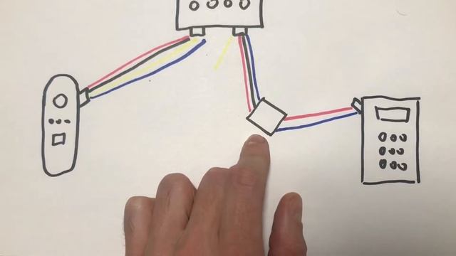 Установка видеодомофона в Минске. Схема подключения видеодомофона с подъездным домофоном