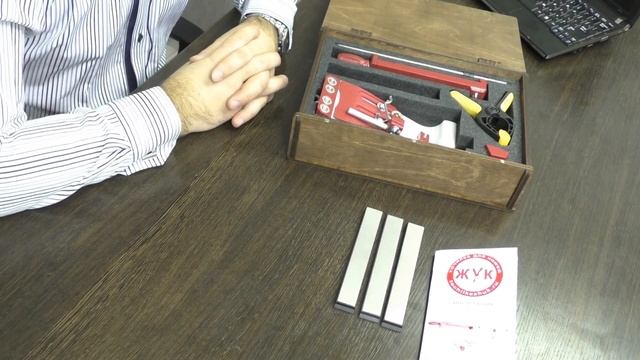 Готовый набор для домашней заточки ножей и ножниц - Точилка ЖУК!!! смотреть онлайн