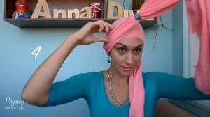 8 простых и быстрых способов повязать палантин на голову весной. Easy & fast hair wrap tutorials