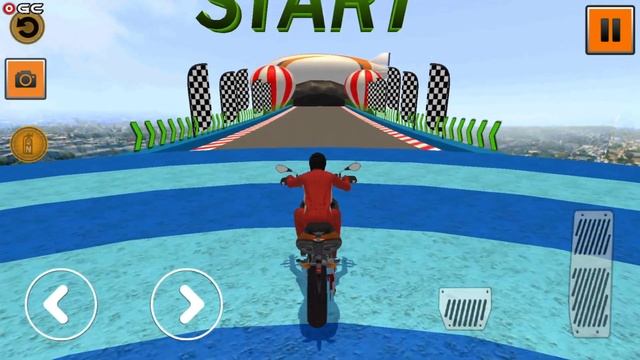 Bike Stunts Race 2021 Free Moto Bike Racing Games - Impossible Motor Racer - Android GamePlay
