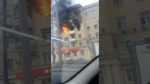 Человек сгорел заживо