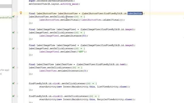 ANDROID LABEL VIEW смотреть онлайн