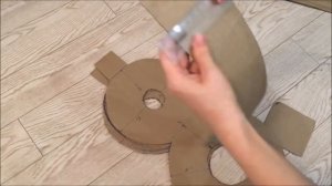 DIY КАК СДЕЛАТЬ ЦИФРУ 1 И 8 ИЗ КАРТОНА СВОИМИ РУКАМИ / ЦВЕТЫ ИЗ САЛФЕТОК / ДЕШЕВО И КРАСИВО