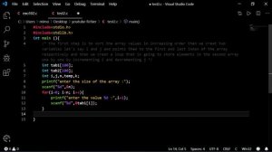 Arrays Test 2: Rearrange an array in such an order that smallest largest 2nd smallest 2nd largest..