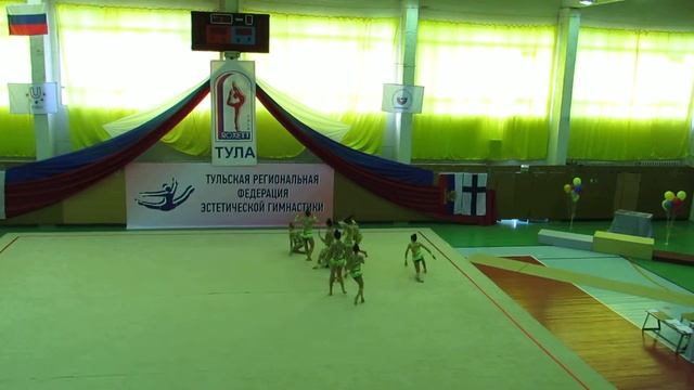 Роксэт, 12-14 лет, г.Тула, 01.06.2018 г. , соревнования по эстетической гимнастике в г.Тула смотреть онлайн