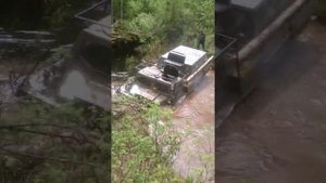 Газушка через реку Маджа.