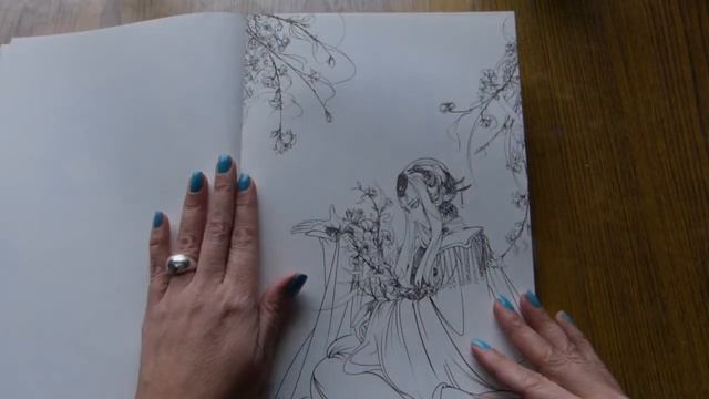 Обзор: Старинный рисунок раскраска-антистресс из Китая смотреть онлайн