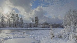 Футаж. Зимний пейзаж 69