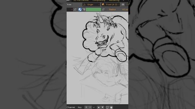 #desenho Inktober 1 "dream/sonho" #greasepencil @ProkoTV смотреть онлайн