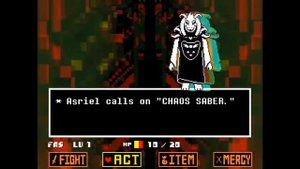 Undertale| Pacifist Boss ASRIEL DREEMURR w/voice