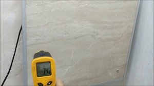 Месяц спустя. Керамический обогреватель на проводе К12 33 Ом.