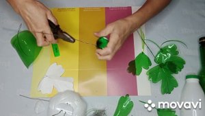 Как сделать Цветы из пластиковых бутылок ?#мкцветы#