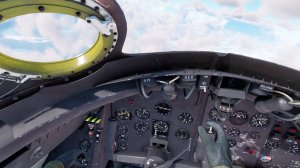 Вылет на B-57A Canberra в VR шлеме в War Thunder. СБ режим.