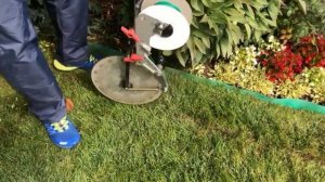 Укладка кабеля в газон