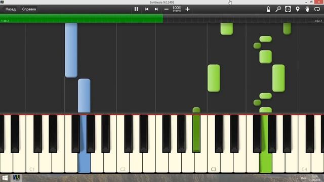 Опять метель (К. Меладзе) на пианино смотреть онлайн