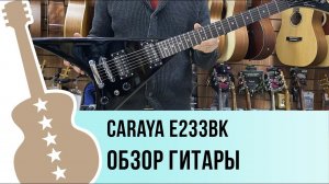 Caraya E233BK обзор гитары