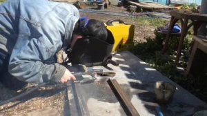 полуавтомат redverg mig/mma 160  в руках 12 летнего !