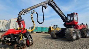 Передача харвестера Komatsu 931.1 с харвестерным агрегатом Komatsu C144 для клиента из Н. Новгорода