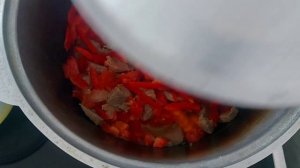 Гуляш с рисом басмати на гарнир. Сытно, быстро и вкусно ??