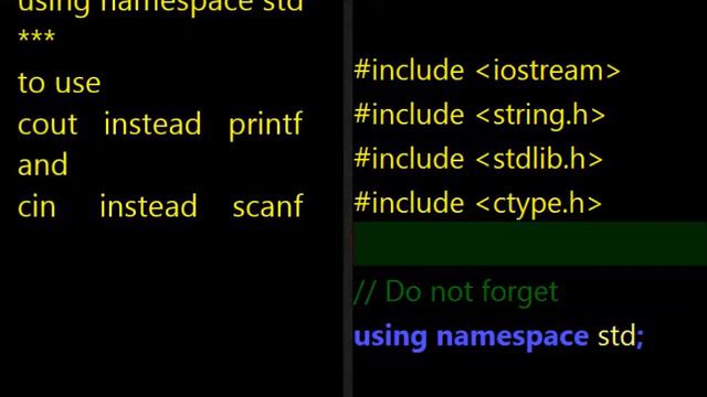 E4 C Code using namespace in .exe with cout not printf and cin not scanf смотреть онлайн