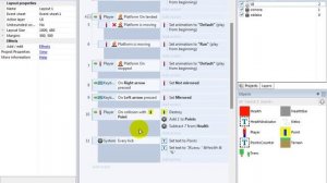 Обучение Construct 2 - Урок 4, Жизнь персонажа, коррекция текста.