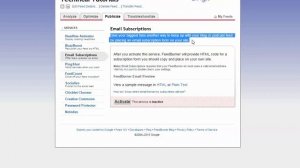 RSS Feed (email subscription) with feedburner for blogger